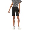 Amazon Essentials Women’s Mid-Rise Slim-Fit 10″ Inseam Bermuda Chino Shorts(Black)