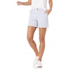 Amazon Essentials Women’s Mid-Rise Slim-Fit 5 Inch Inseam Khaki Shorts (Available in Straight and Curvy Fits)(Light Blue)