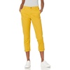 Amazon Essentials Women’s Mid-Rise Slim-Fit Stretchy Khaki Pants (Available in Plus Size)(Dark Yellow)