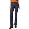 Amazon Essentials Women’s Mid-Rise Stretchy Slim Bootcut Jeans for Ladies, Flared Leg Pants – Discontinued Colors(New Rinse)