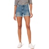 Amazon Essentials Women’s Slim Fit Mid-Rise 4″ Denim Shorts(Medium Wash)
