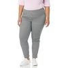 Amazon Essentials Women’s Slim-Fit Bi-Stretch Side Zip Ankle Pant(Black White Gingham)