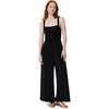 Amazon Essentials Women’s Square Neck Wide Leg Sleeveless Jumpsuit(Black)