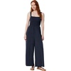 Amazon Essentials Women’s Square Neck Wide Leg Sleeveless Jumpsuit(Navy)