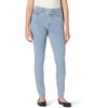 Amazon Essentials Women’s Stretch Denim Mid-Rise Pull-On Skinny Jegging(Iced Light Wash)