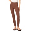 Amazon Essentials Women’s Stretchy Ponte Legging (Available in Plus Size)(Deep Brown)