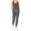 Amazon Essentials Women’s Studio Terry Stretchy Jumpsuit for Exercise (Available in Plus Size)(Charcoal Grey Heather)