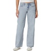 Amazon Essentials Women’s Ultra Soft Low-Rise Wide Leg Jean(Tinted Ice Light Wash)