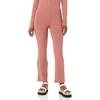 Amazon Essentials Women’s Wide Rib Flared Ankle Pant (Previously Daily Ritual)(Terracotta)