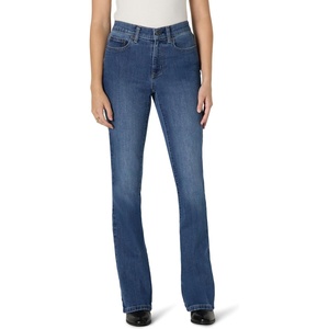 Amazon Essentials Women’s Curvy Slim-Fit Mid-Rise Bootcut Jeans(Classic Medium Wash)