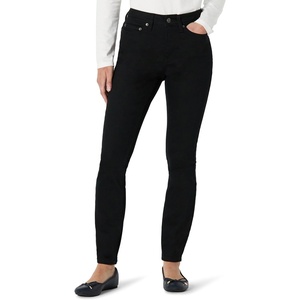 Amazon Essentials Women’s High Stretch Mid-Rise Skinny Jean(Black)