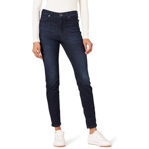 Amazon Essentials Women’s Mid-Rise Stretchy Skinny Denim Jeans, 5-Pocket(Dark Wash)