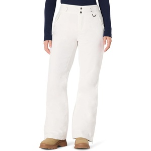 Amazon Essentials Women’s Mid-Rise Water-Resistant Insulated Ski Pants(White)