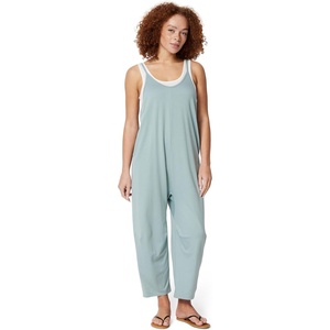 Amazon Essentials Women’s Oversized-Fit Sleeveless Jumpsuit(Light Sage Green)