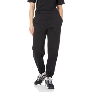 Amazon Essentials Women’s Relaxed Fit Sweatpants Joggers with Elastic Waist, Mid Rise (Available in Plus Size)(Black)
