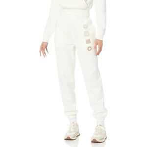 Amazon Essentials Women’s Relaxed Fit Sweatpants Joggers with Elastic Waist, Mid Rise (Available in Plus Size)(Eggshell White)