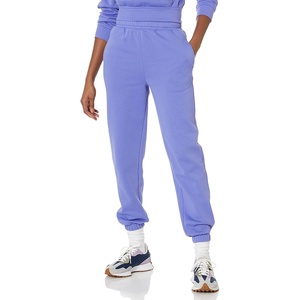 Amazon Essentials Women’s Relaxed Fit Sweatpants Joggers with Elastic Waist, Mid Rise (Available in Plus Size)(Purple Blue)