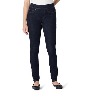Amazon Essentials Women’s Stretch Denim Mid-Rise Pull-On Skinny Jegging(Rinse)