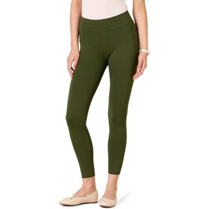 Amazon Essentials Women’s Stretchy Ponte Legging (Available in Plus Size)(Dark Olive)