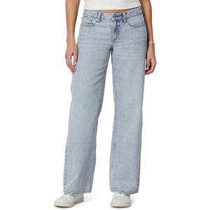 Amazon Essentials Women’s Ultra Soft Low-Rise Wide Leg Jean(Tinted Ice Light Wash)