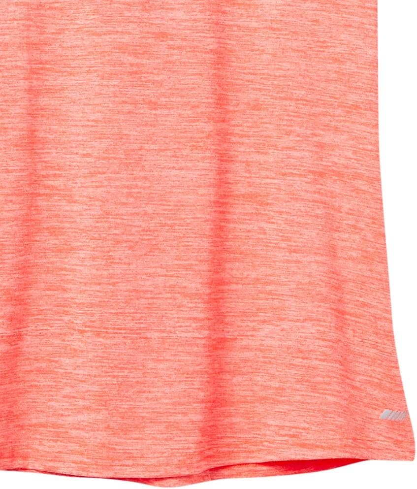 image:imageAmazon Essentials Womens Active Quick Dry Tech Stretch ShortSleeve VNeck TShirt MoistureWicking Pack of 2Coral Orange Space DyeLight Blue Space Dye