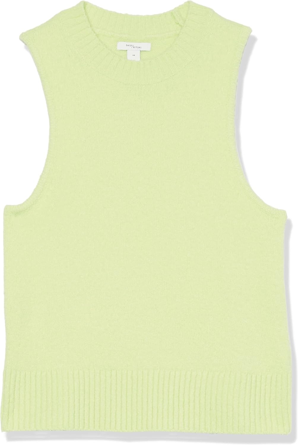 image:imageAmazon Essentials Womens Boucle Sweater Tank Top Previously Daily RitualBright Olive Green