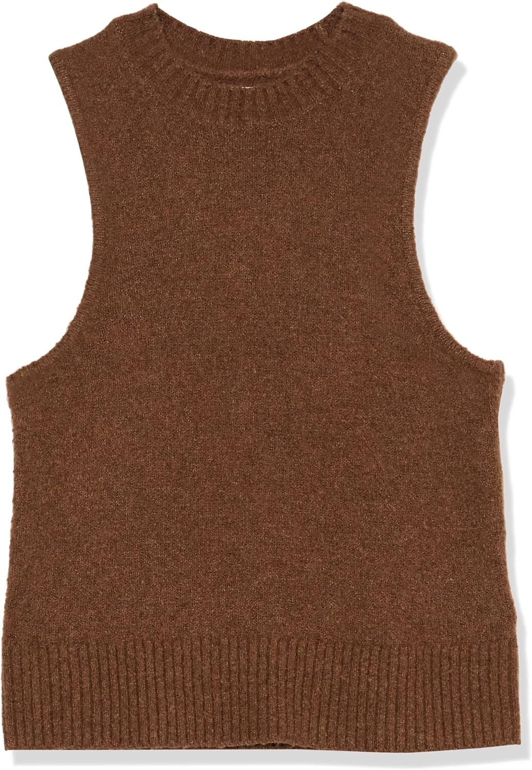 image:imageAmazon Essentials Womens Boucle Sweater Tank Top Previously Daily RitualChocolate Heather