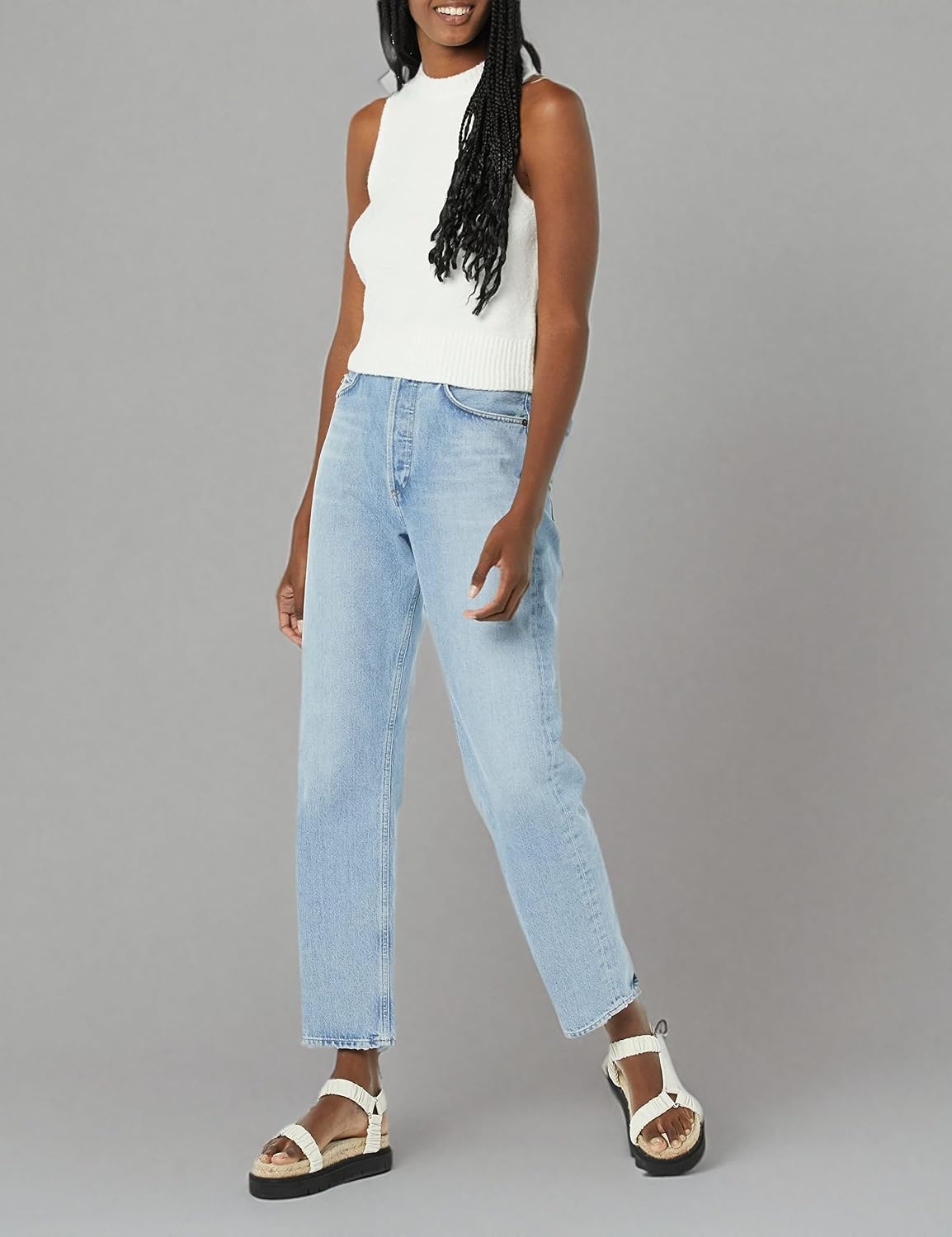 image:imageAmazon Essentials Womens Boucle Sweater Tank Top Previously Daily RitualIvory