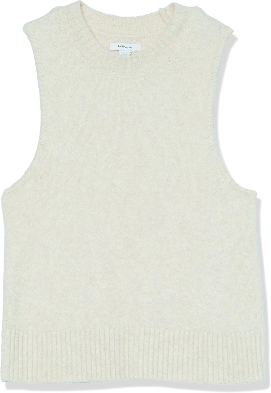 image:imageAmazon Essentials Womens Boucle Sweater Tank Top Previously Daily RitualSand Heather