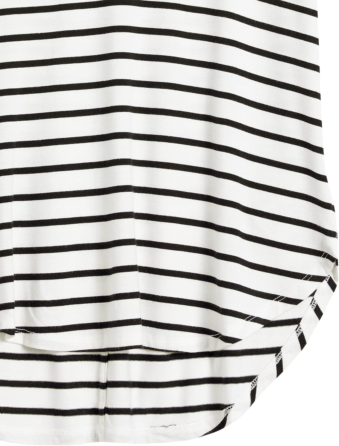 image:imageAmazon Essentials Womens Jersey StandardFit VNeck Tank TopBlack White Stripe