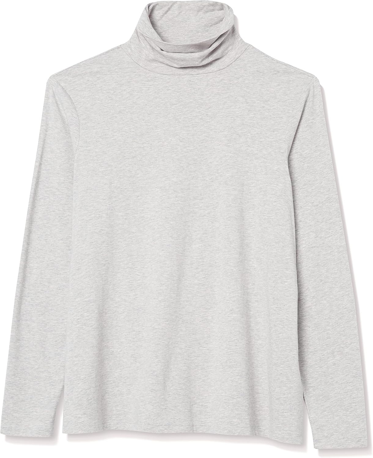 image:imageAmazon Essentials Womens LongSleeve Turtleneck Stretch Fleece Available in Plus SizeGrey Heather