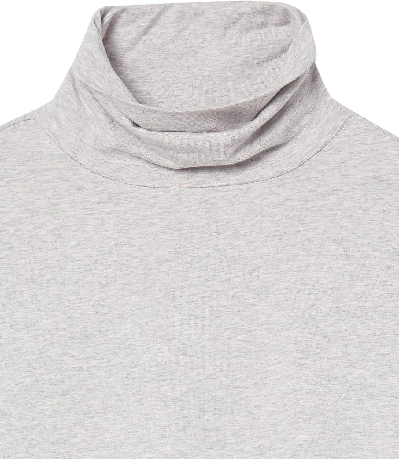 image:imageAmazon Essentials Womens LongSleeve Turtleneck Stretch Fleece Available in Plus SizeGrey Heather