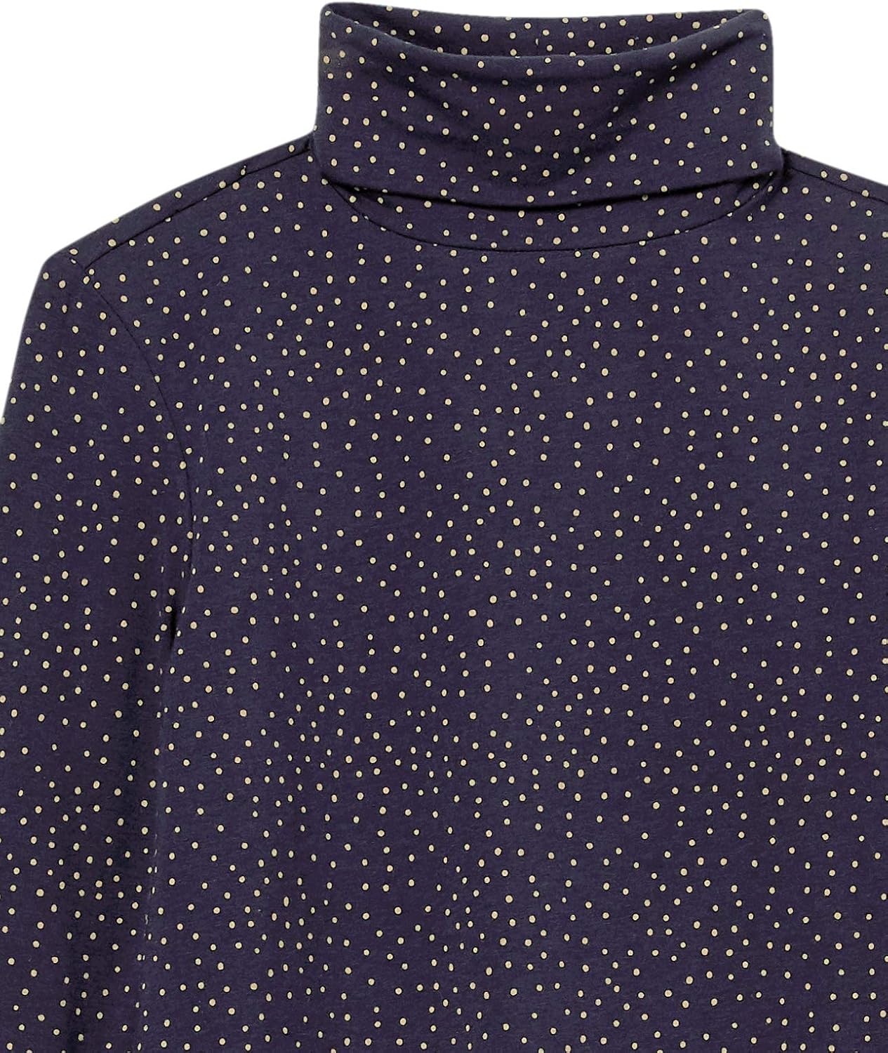 image:imageAmazon Essentials Womens LongSleeve Turtleneck Stretch Fleece Available in Plus SizeNavy Camel Dot