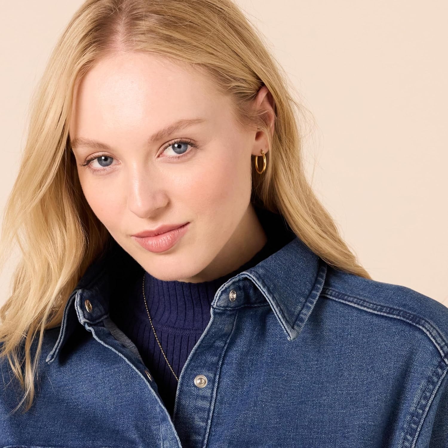 image:imageAmazon Essentials Womens Oversized Heavyweight Denim Shirt Jacket Relaxed FitMedium Wash