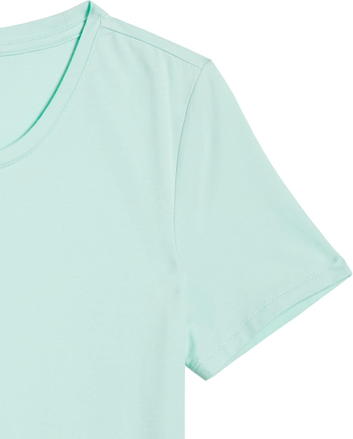 image:imageAmazon Essentials Womens RegularFit ShortSleeve Crewneck TShirt Multipacks2pack Military GreenMint