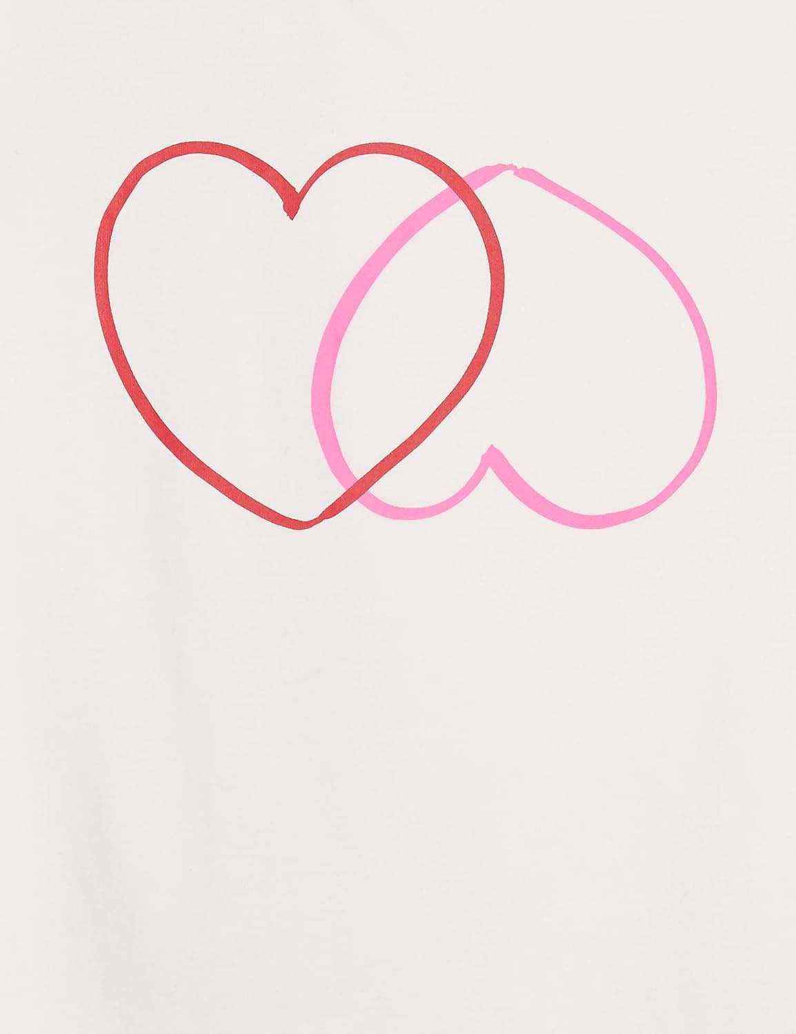 image:imageAmazon Essentials Womens RegularFit ShortSleeve Crewneck TShirt Multipacks2pack Whitetwo HeartsPink