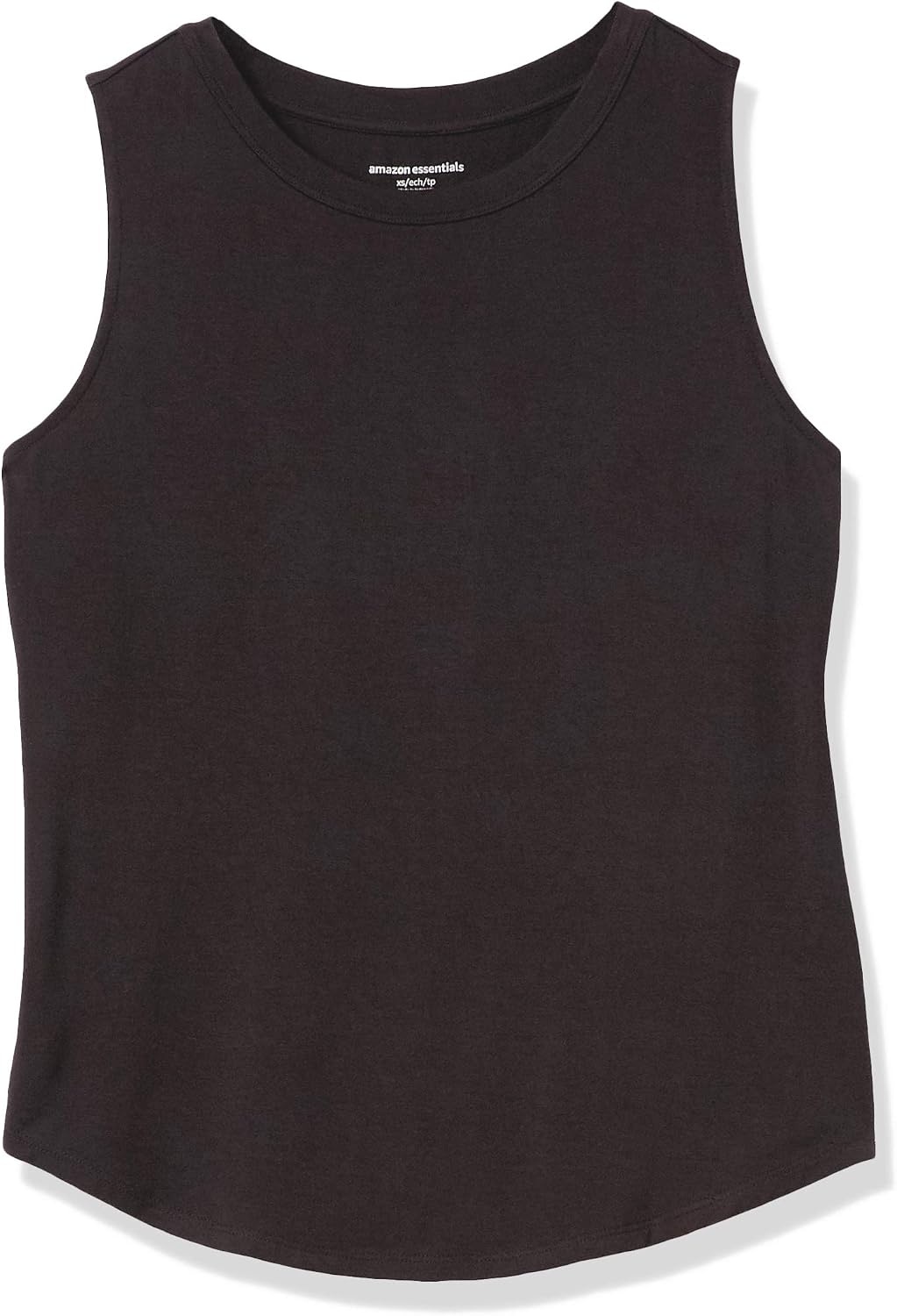 image:imageAmazon Essentials Womens RelaxedFit Loose Fit Sleeveless Muscle Tank TopBlack