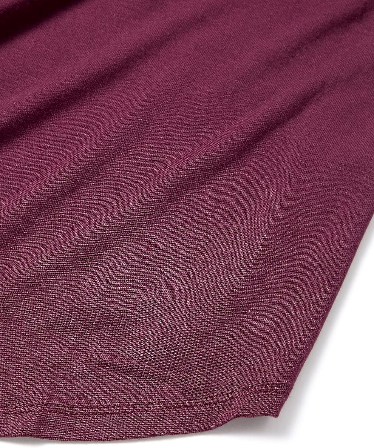 image:imageAmazon Essentials Womens ShortSleeve Scoopneck Tunic Tops TShirt Stretchy Pack of 2BlackBurgundy