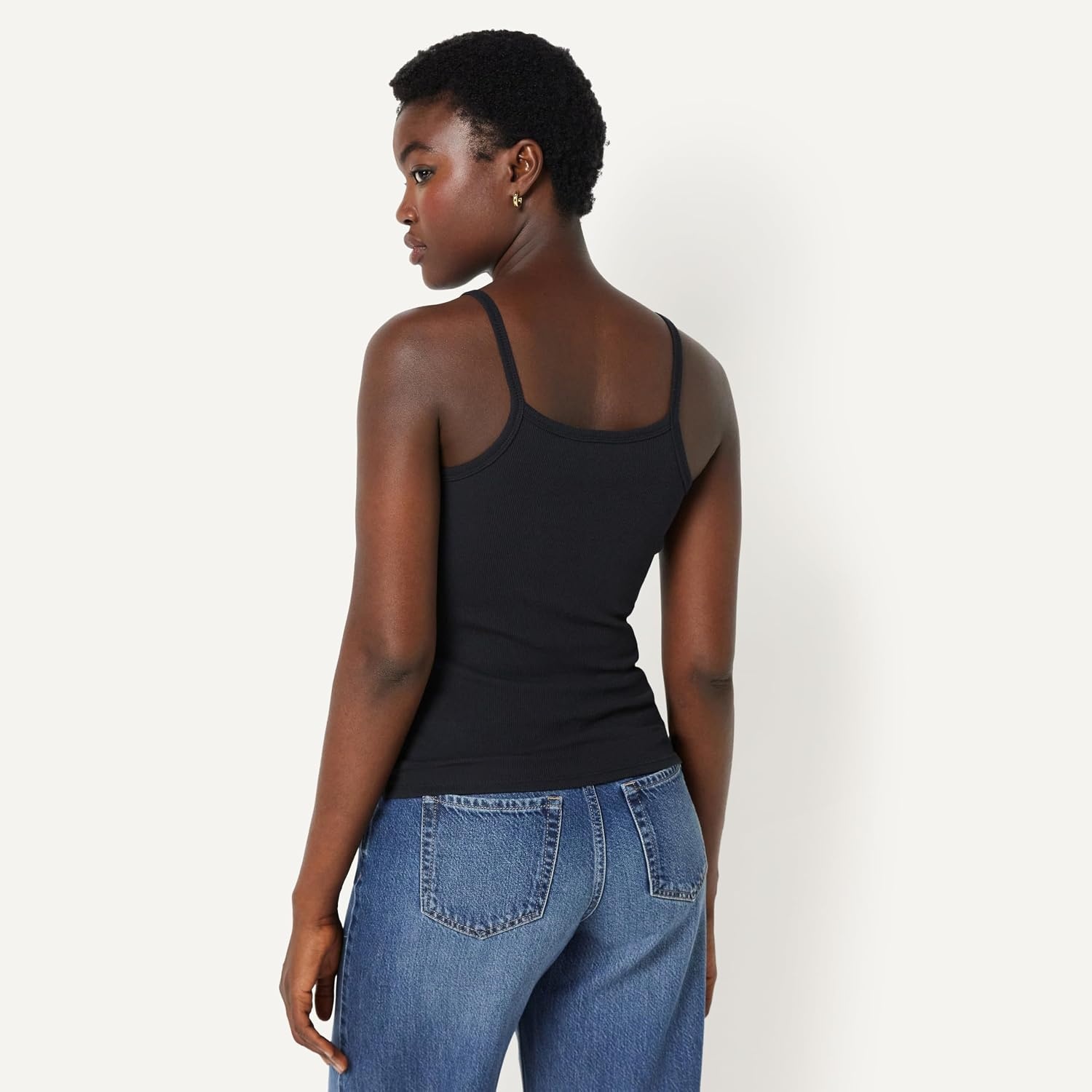 image:imageAmazon Essentials Womens SlimFit Ribbed Tank TopBlack