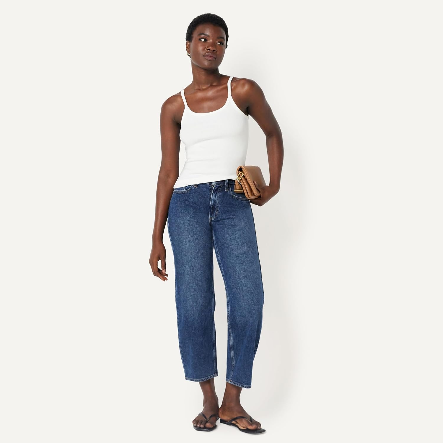 image:imageAmazon Essentials Womens SlimFit Ribbed Tank TopWhite