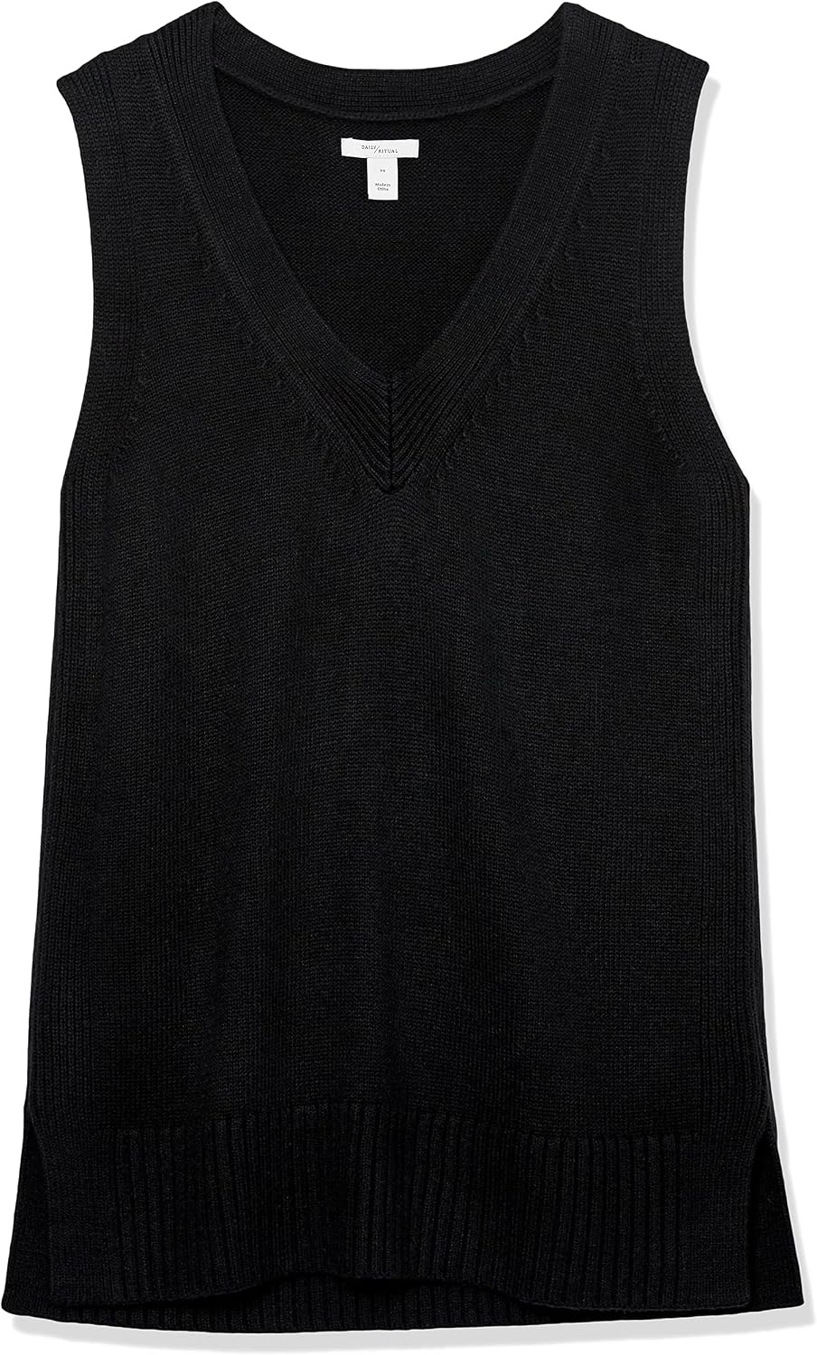 image:imageAmazon Essentials Womens Ultra Soft VNeck Sweater VestBlack