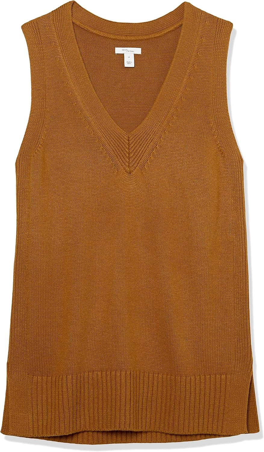 image:imageAmazon Essentials Womens Ultra Soft VNeck Sweater VestBrown