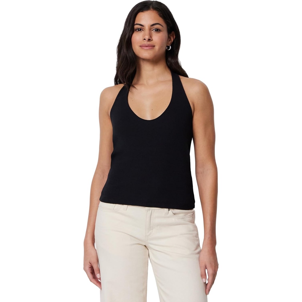 image:imageAmazon Essentials Womens SlimFit Ribbed Halter TopBlack