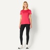 Amazon Essentials Women’s Active Quick Dry Tech Stretch Short-Sleeve V-Neck T-Shirt, Moisture-Wicking, Pack of 2(Beige / Hot Pink)