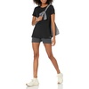 Amazon Essentials Women’s Active Quick Dry Tech Stretch Short-Sleeve V-Neck T-Shirt, Moisture-Wicking, Pack of 2(Black)