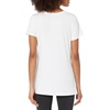 Amazon Essentials Women’s Active Quick Dry Tech Stretch Short-Sleeve V-Neck T-Shirt, Moisture-Wicking, Pack of 2(Black/Bright White)