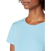 Amazon Essentials Women’s Active Quick Dry Tech Stretch Short-Sleeve V-Neck T-Shirt, Moisture-Wicking, Pack of 2(Blue/Neon Pink)
