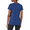 Amazon Essentials Women’s Active Quick Dry Tech Stretch Short-Sleeve V-Neck T-Shirt, Moisture-Wicking, Pack of 2(Bright Pink/Navy)