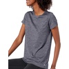 Amazon Essentials Women’s Active Quick Dry Tech Stretch Short-Sleeve V-Neck T-Shirt, Moisture-Wicking, Pack of 2(Dark Grey Space Dye/Raspberry Space Dye)