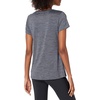 Amazon Essentials Women’s Active Quick Dry Tech Stretch Short-Sleeve V-Neck T-Shirt, Moisture-Wicking, Pack of 2(Dark Grey Space Dye/Raspberry Space Dye)